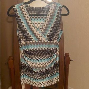 Chevron top, like new, worn once